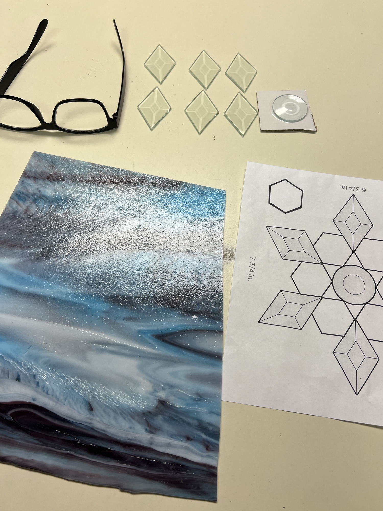 stained glass snowflake 