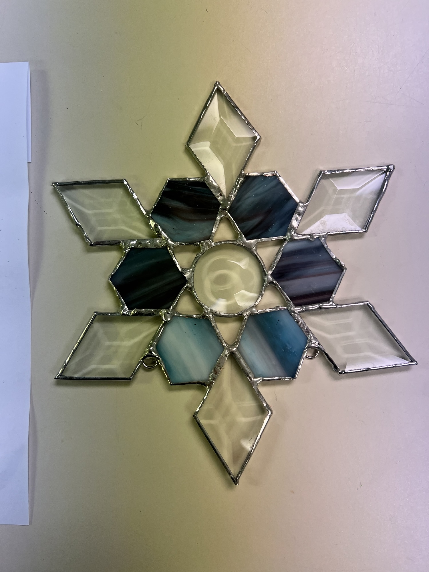 stained glass snowflake