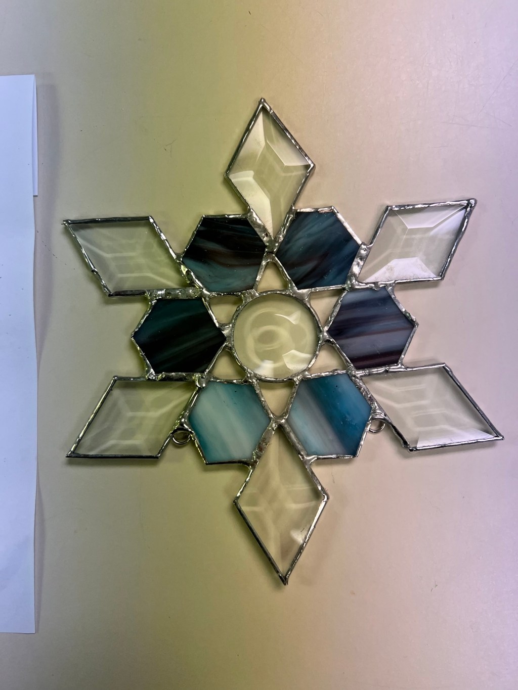 stained glass snowflake