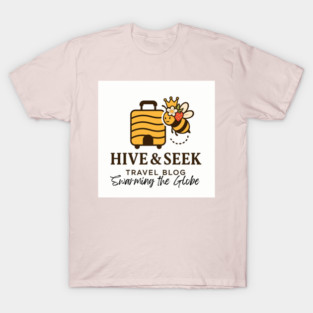 Hive & Seek Queen Bee Swarming the Globe T-Shirt